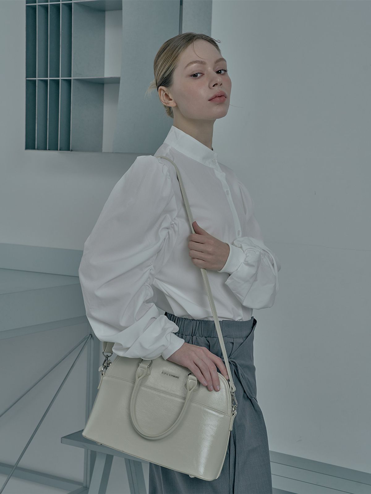 폴스부띠끄(PAULSBOUTIQUE) MIDDLE MAISY [CREAM]