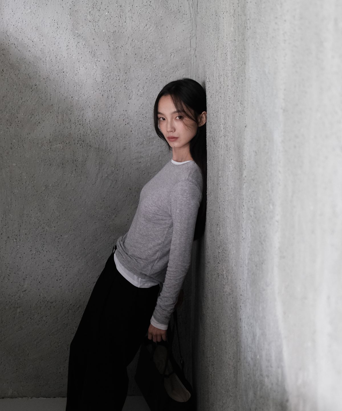 더마고(THEMARGOT) SOFT WOOL TEE (GRAY)
