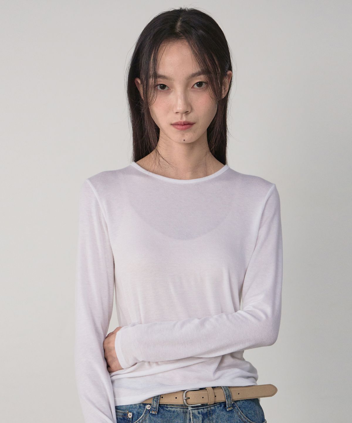 더마고(THEMARGOT) SOFT WOOL TEE (WHITE)
