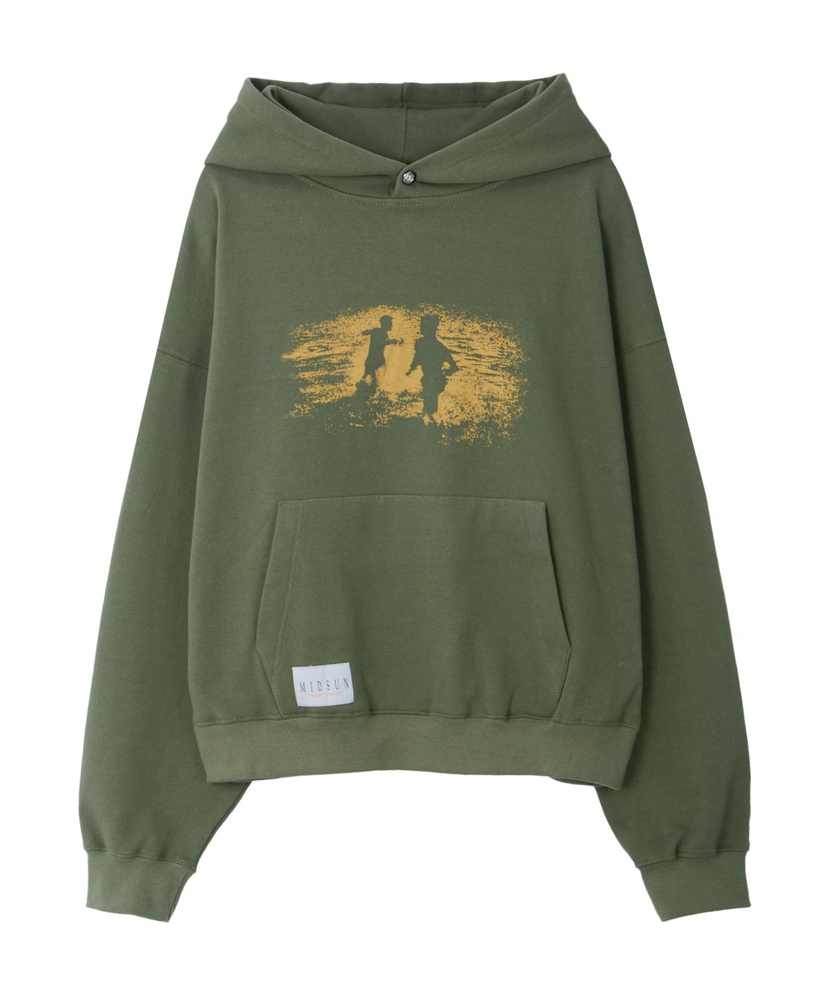 미드선(MIDSUN) Oceans Hoodie-Olive Green