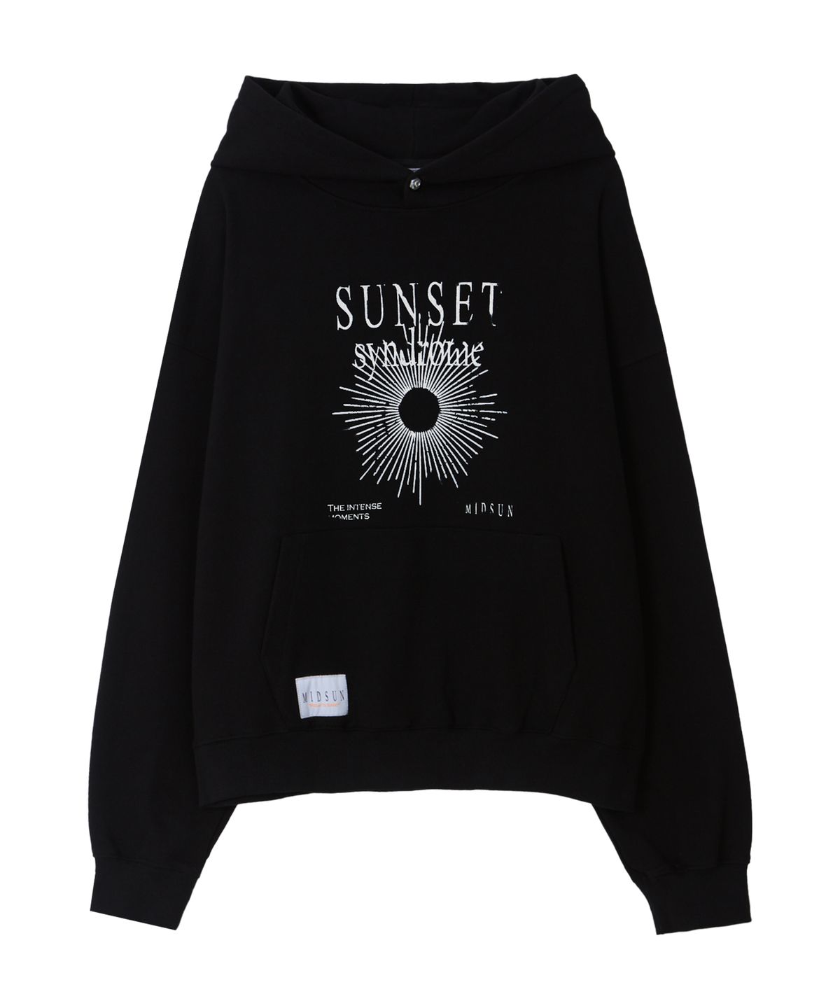 미드선(MIDSUN) Sunset Hoodie-Black