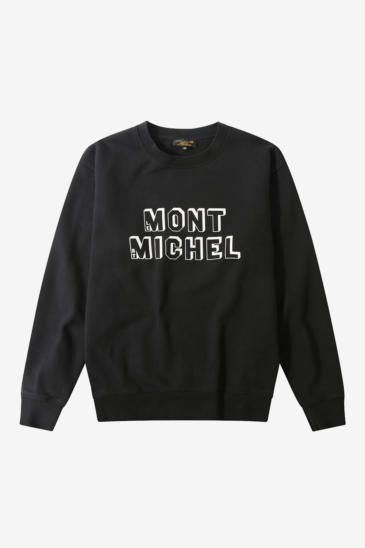 르몽생미셸(LE MONT ST MICHEL) [기모] TALMINA- Logo sweatshirt_Black