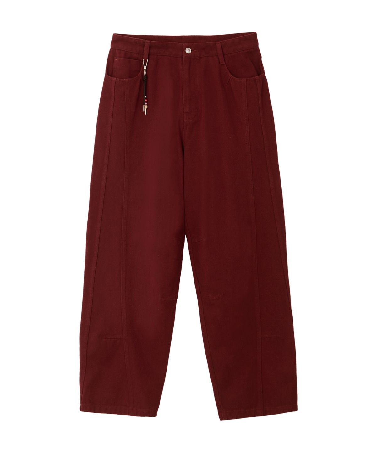 미드선(MIDSUN) Infusion Dart Curved Pants-Burgundy