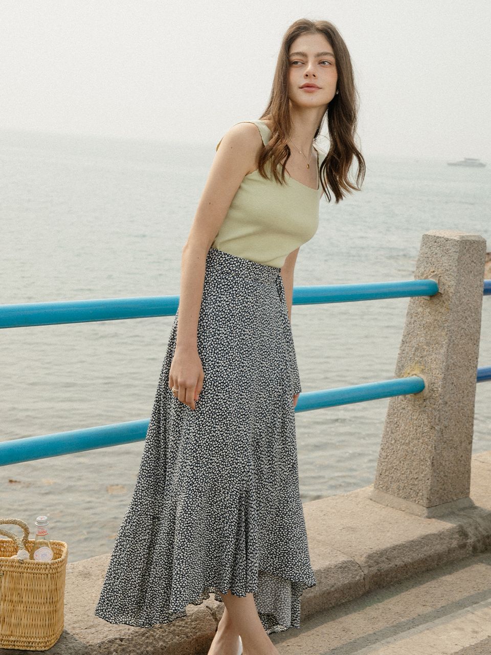スカート LENINA STELLY ruffled wrap skirt_black MUSINSA | LENINA Stelly ruffled wrap skirt_BLACK