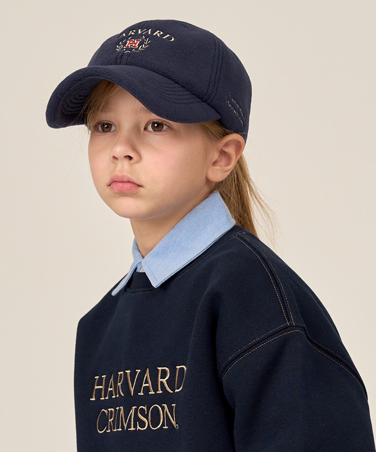 하버드 키즈(HARVARD KIDS) 자수 캡 모자_B4W112