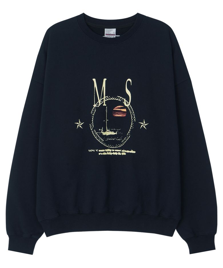 MS Yacht Sweat Shirt-Navy