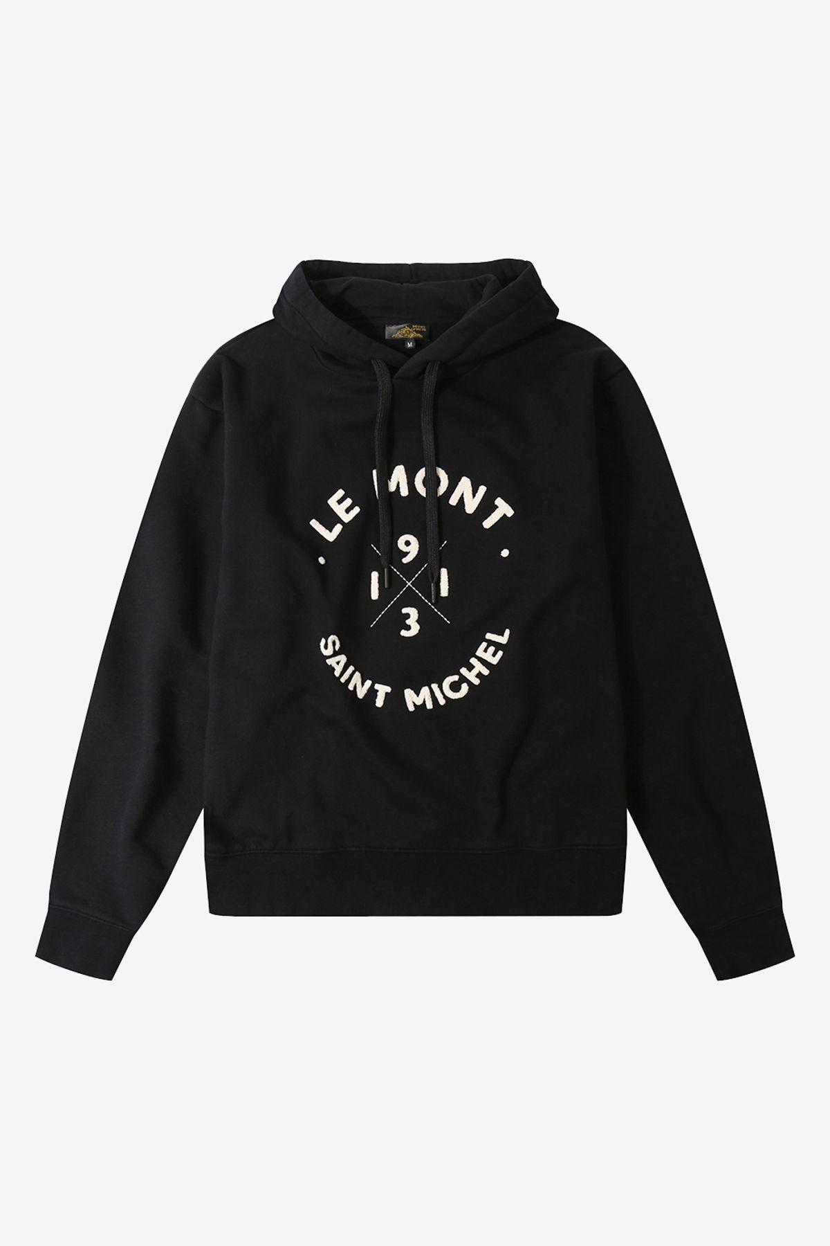 르몽생미셸(LE MONT ST MICHEL) [기모] Tiny - Circle Logo Sweatshirt_Black