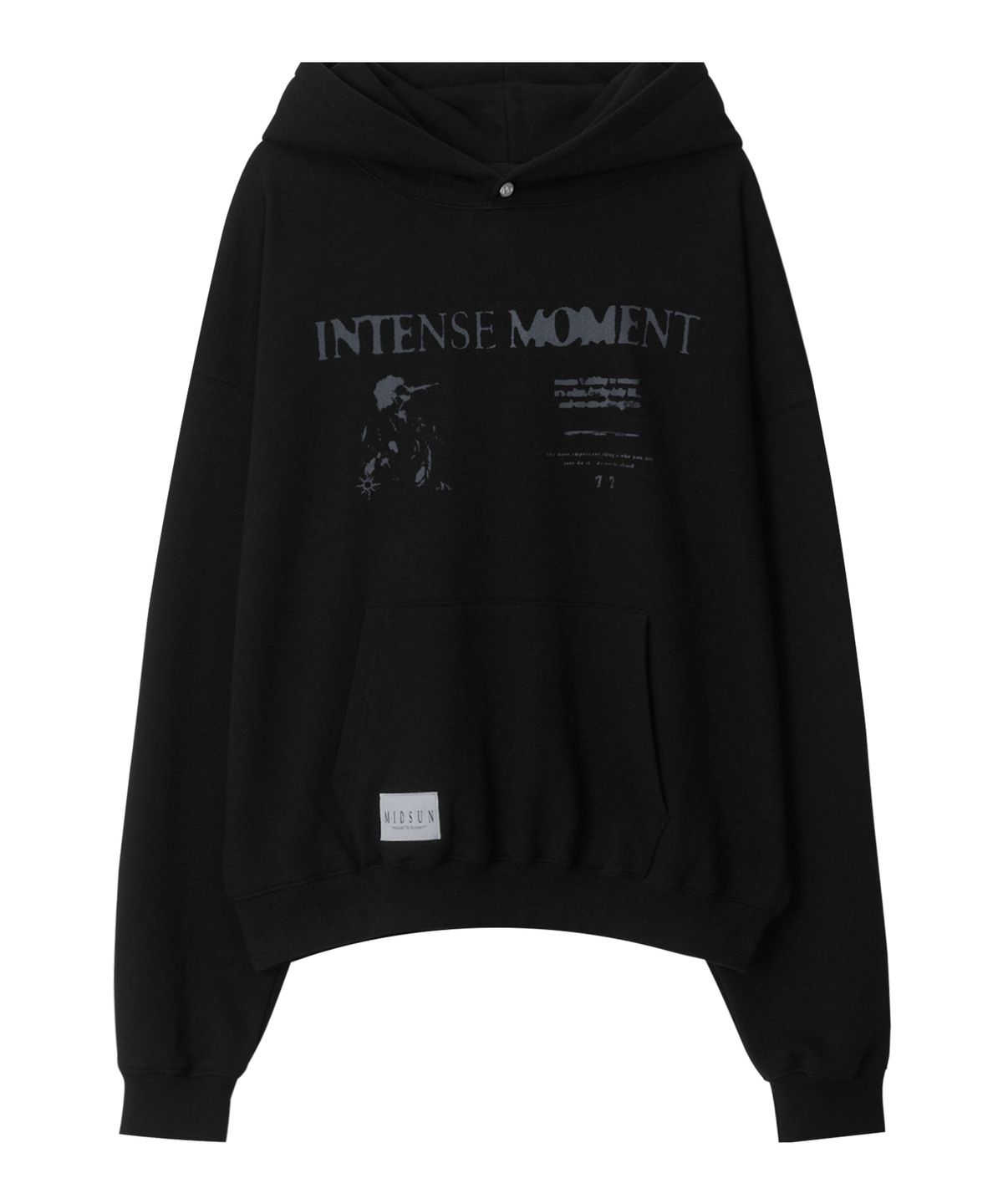 미드선(MIDSUN) Intense Hoodie-Black