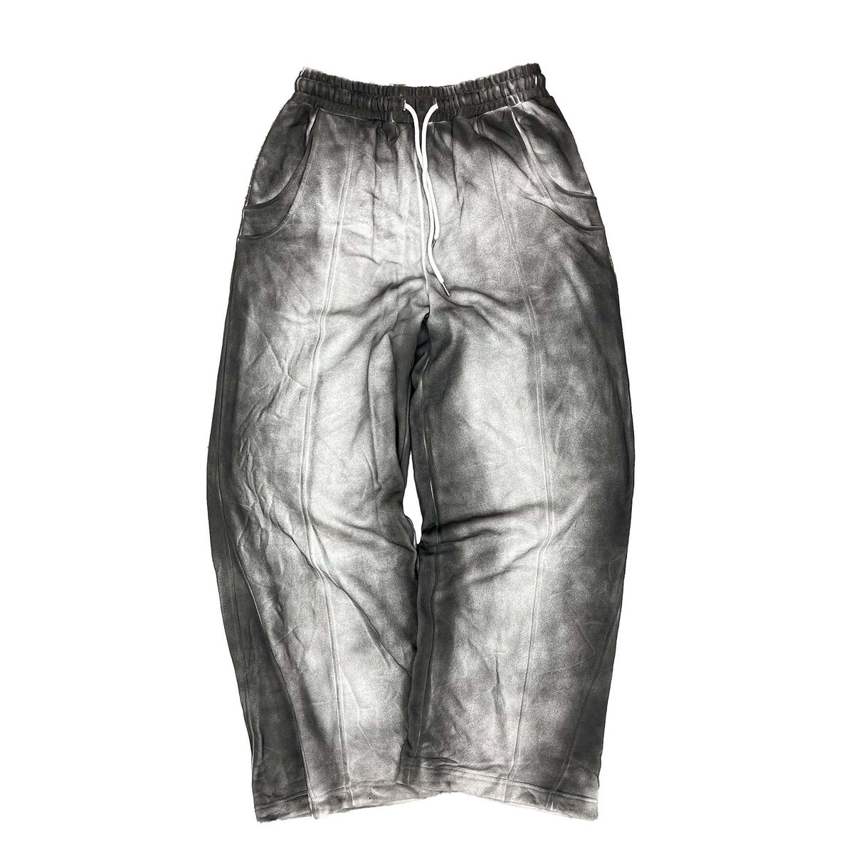 데프가먼츠(DEFGARMENTS) 더티워싱 스웨트팬츠[그레이]