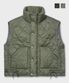 드로우스트링 패딩 베스트_카키