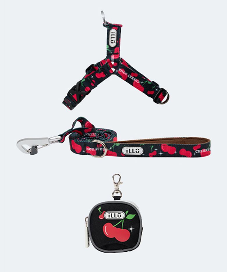 체리붐 CHERRYBOMB 하네스 리쉬 풉백 SET