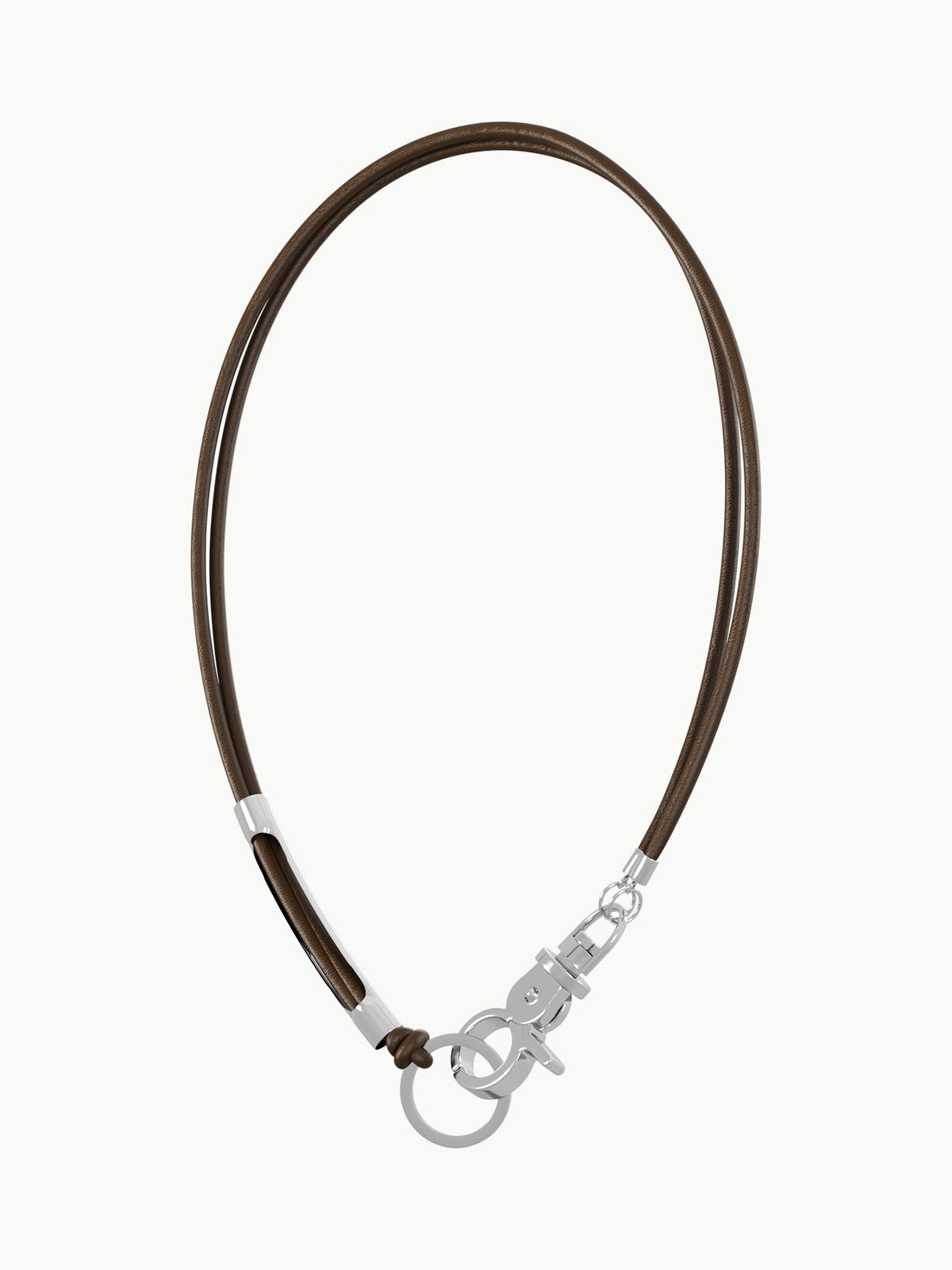 세이지가(SAGEGA) 3way Leather Necklace (Brown)