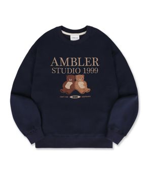 Cheat day 맨투맨 티셔츠  AMM1220 (네이비)