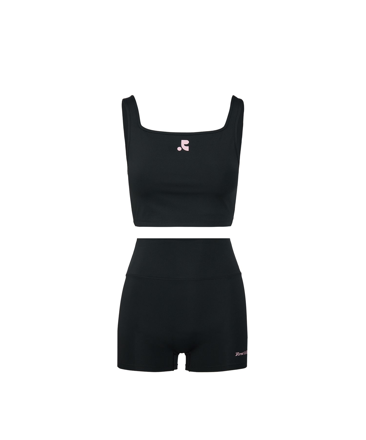 MUSINSA | REST&RECREATION RR LOGO PATTERN BIKINI PINK