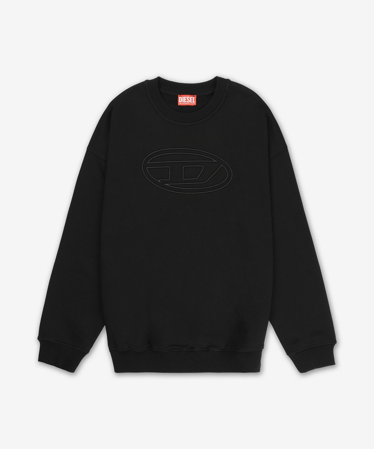 디젤(DIESEL) S-마트-비고발 맨투맨 - 블랙 / A037900JYYJ9XX