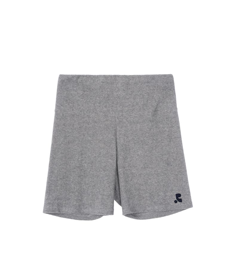 RR TERRY BIKE SHORTS - GREY