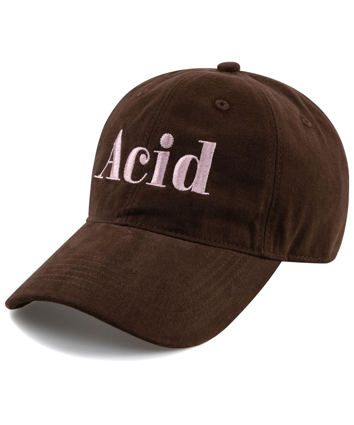 윅(WICK) ACID 코튼 피치 볼캡-브라운