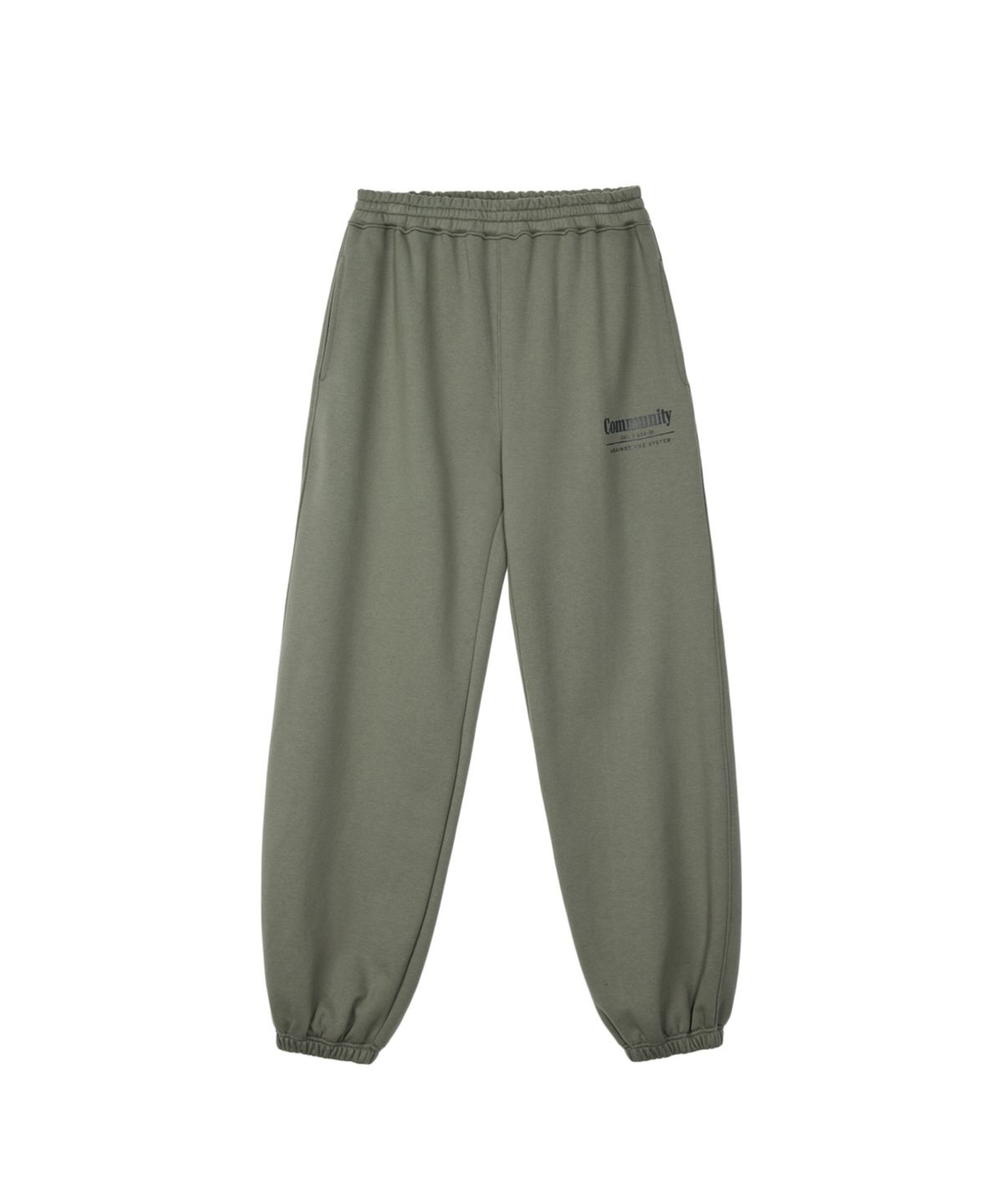 레스트앤레크레이션(REST&RECREATION) RR LOGO LOUNGE PANTS - KHAKI