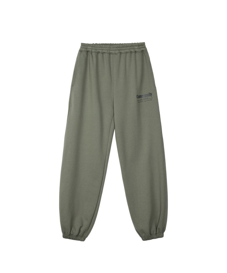 RR LOGO LOUNGE PANTS - KHAKI