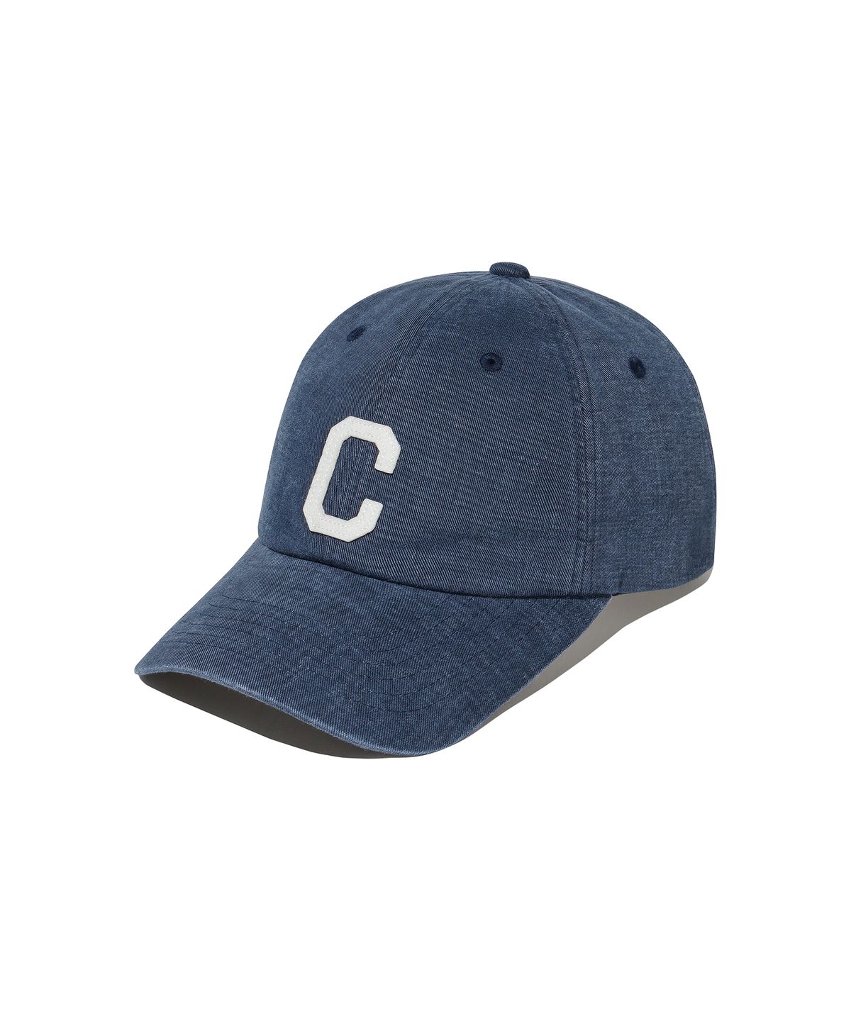 커버낫(COVERNAT) C로고 코지 핏 워싱 볼캡 Navy
