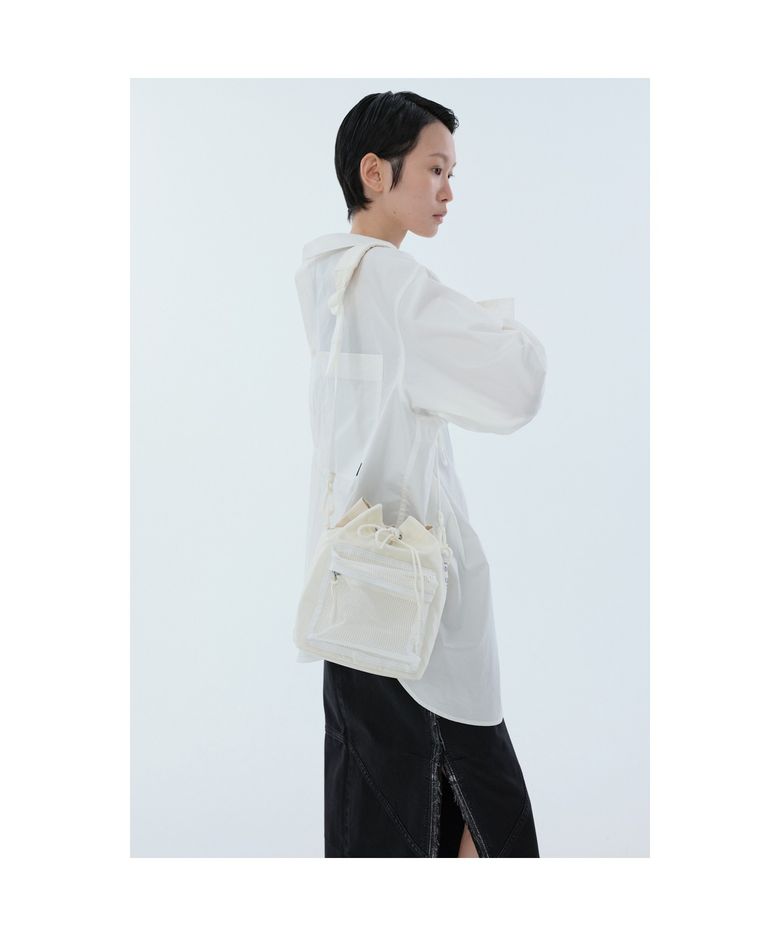 [RE;CODE] Airbag Mesh Bucket bag_RYBAM24813IVX
