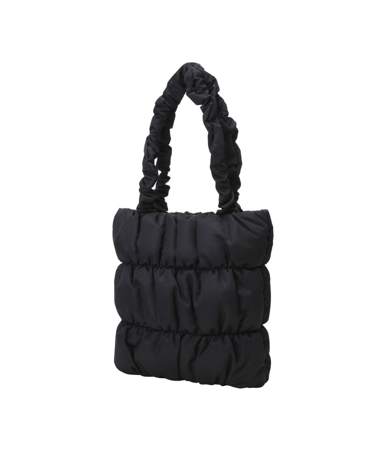 래코드(RECODE) [RE;CODE] Quilted Candy Shoulder Zipper Bag_RYBAA24803BKX