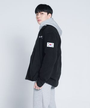 고급형 전체 자수 ROKA 로카 플리스 자켓