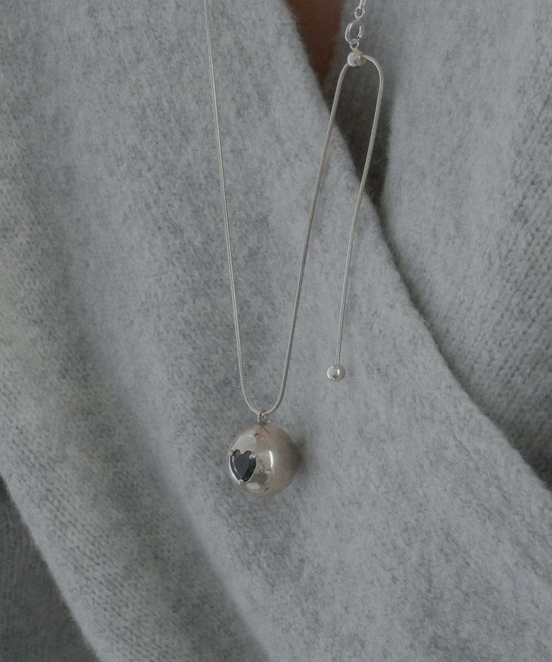[SILVER] ORBIT HEART P N (3 COLORS)
