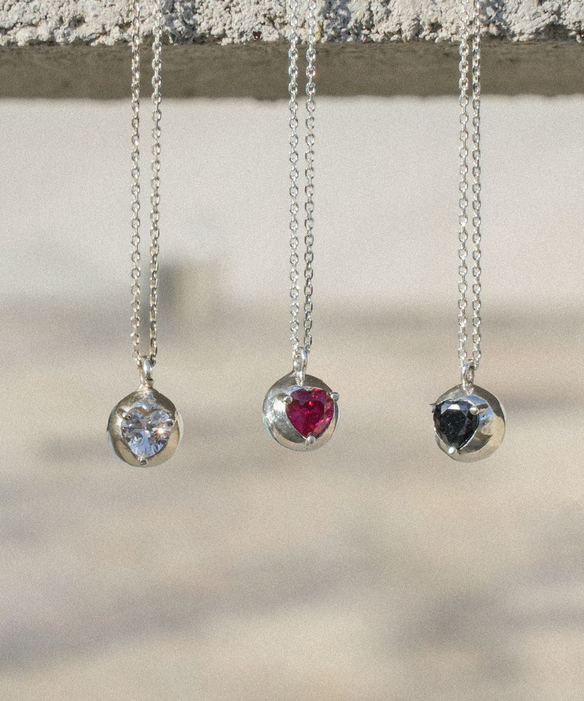 포스트루드(POSTLUDE) [SILVER] S ORBIT HEART P N (3 COLORS)