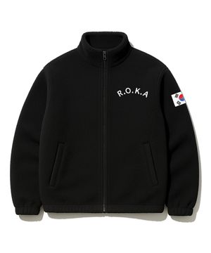 고급형 보아털 전체 자수 ROKA 로카 플리스 자켓