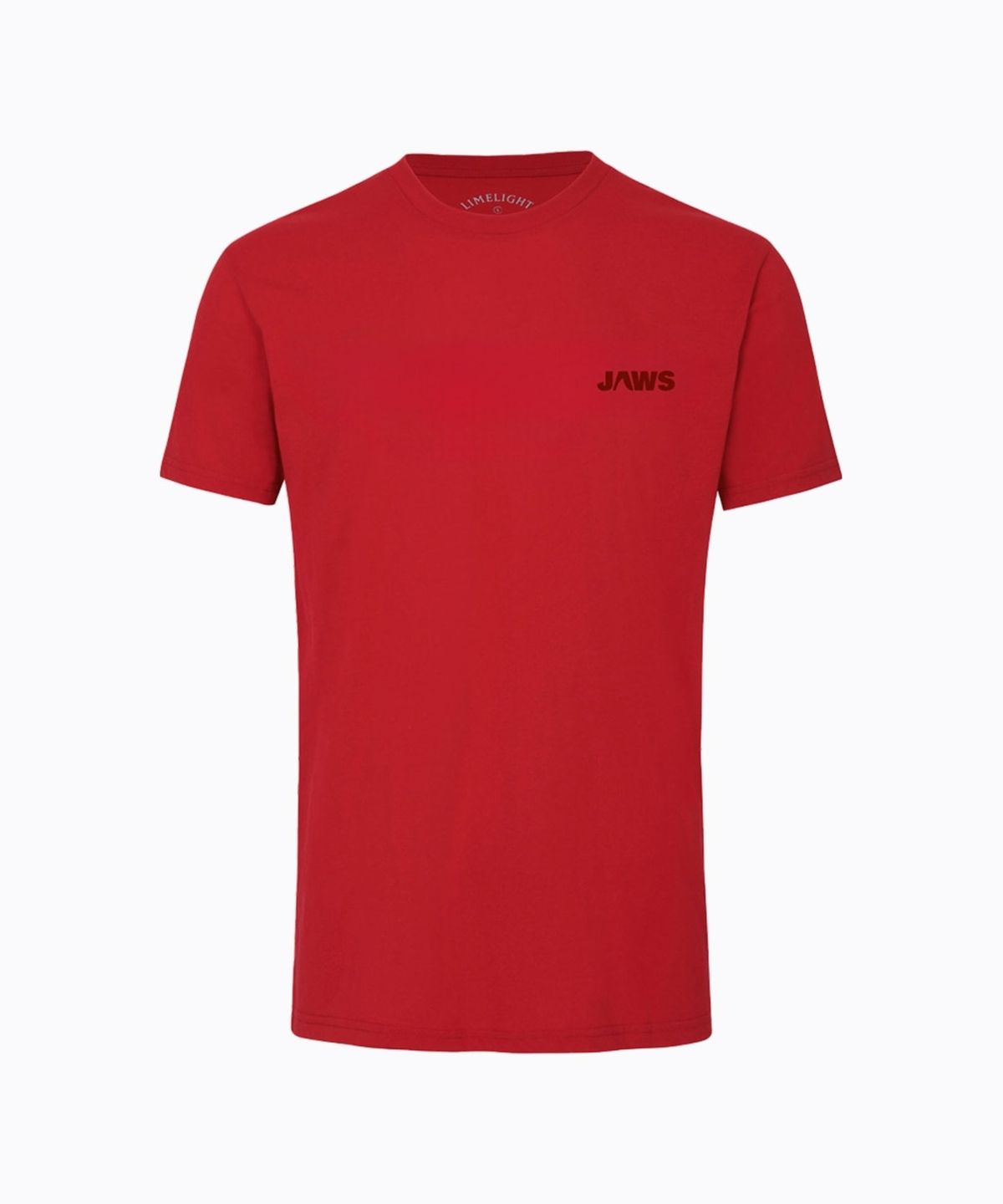 라임라잇 어패럴(LIMELIGHT APPAREL) 죠스 웨이브 로고 티셔츠 (레드/다크레드)