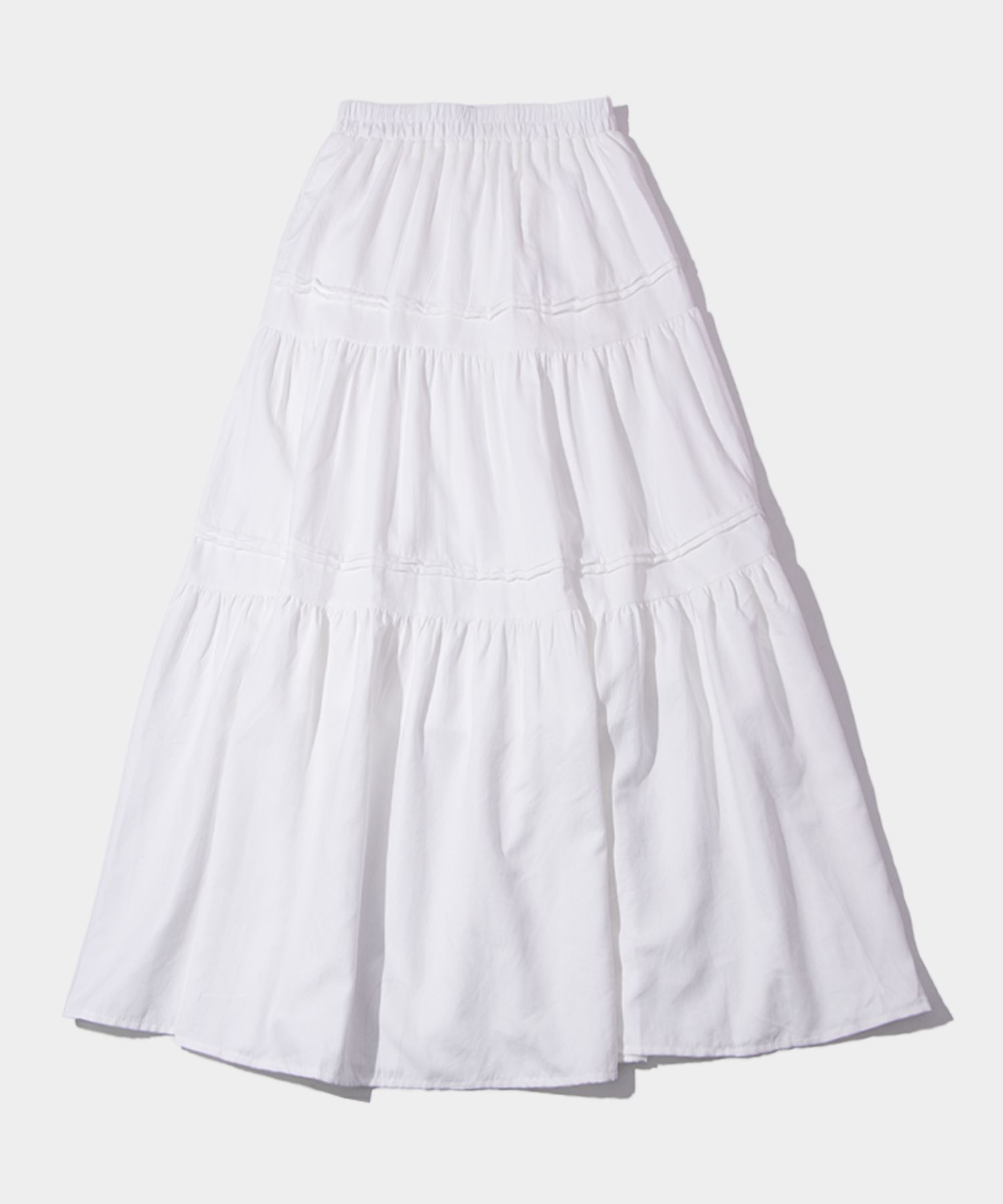 スカート Slim fit basic winter tiered banding long cancan skirt black MUSINSA | PLACE STUDIO Slim Fit Basic Winter Tiered Banding