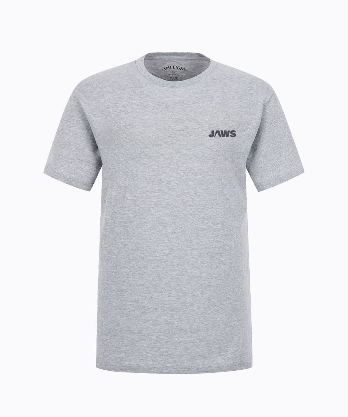 라임라잇 어패럴(LIMELIGHT APPAREL) 죠스 웨이브 로고 티셔츠 (그레이/다크그레이)