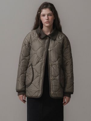 Abode quilting jacket (khaki)