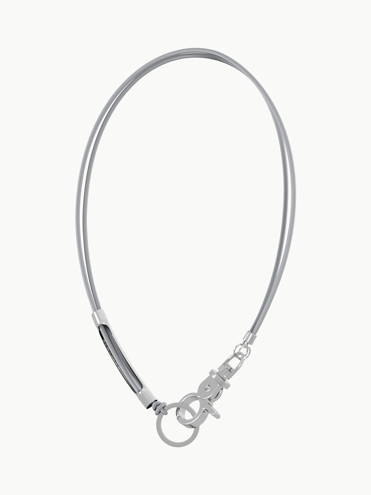세이지가(SAGEGA) 3way Sporty Necklace (Light Gray)
