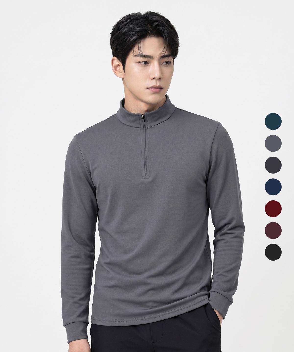 엑스트라스포티(EXTRASPORTY) 완판전설 남성 약기모 집업 티셔츠  7 Colors