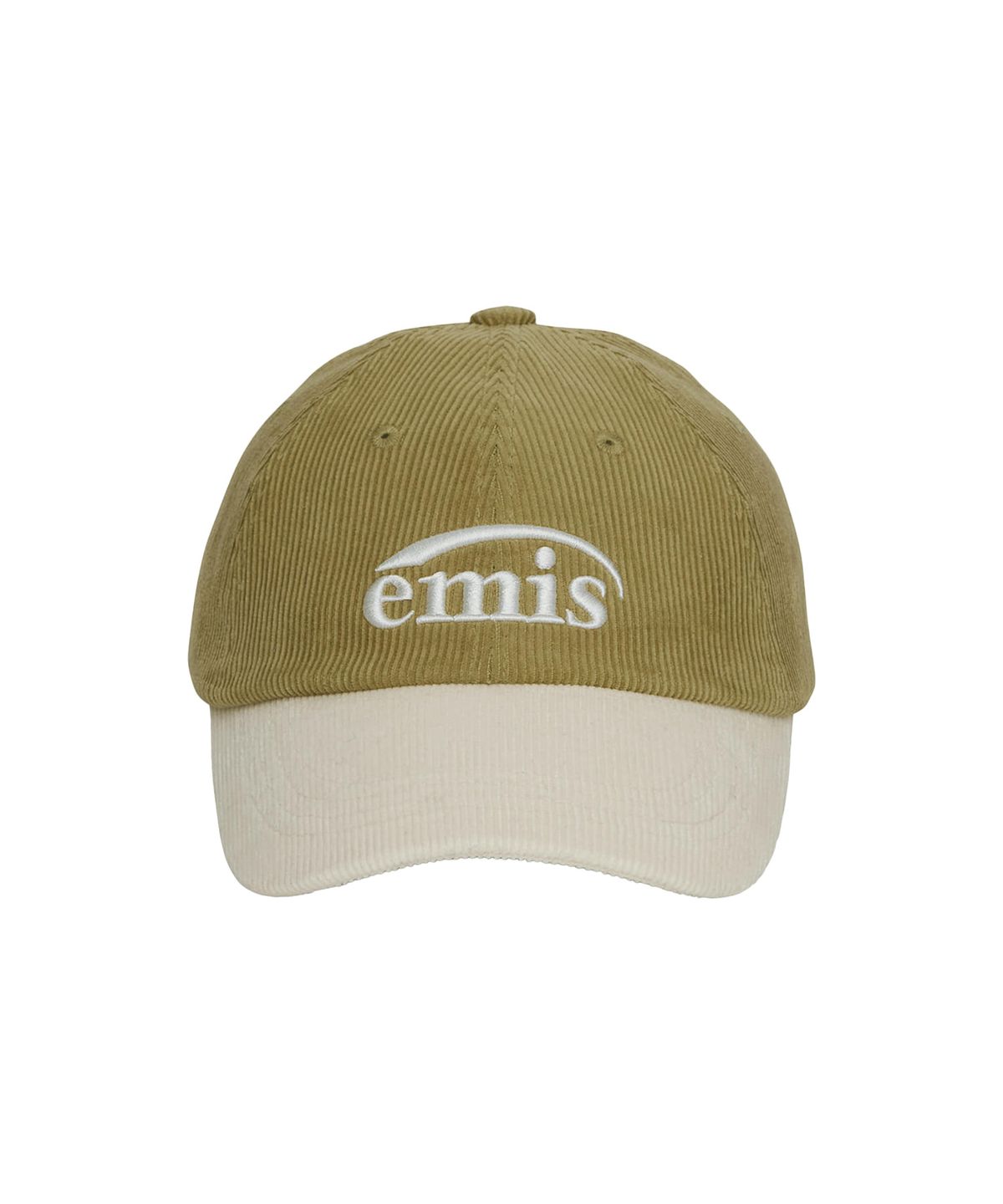 이미스(EMIS) CORDUROY TWO-TONE BALL CAP-MUSTARD