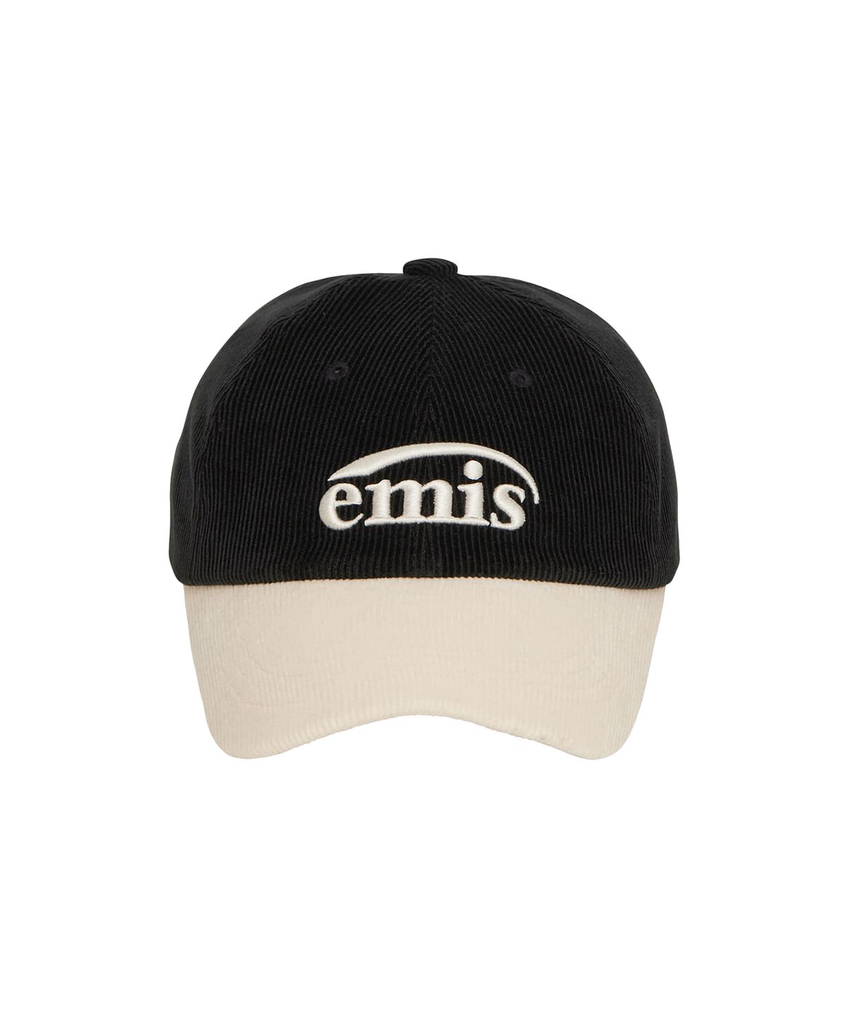 이미스(EMIS) CORDUROY TWO-TONE BALL CAP-BLACK