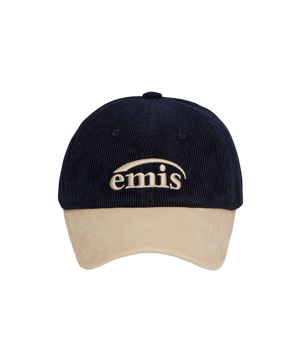 이미스(EMIS) CORDUROY TWO-TONE BALL CAP-NAVY