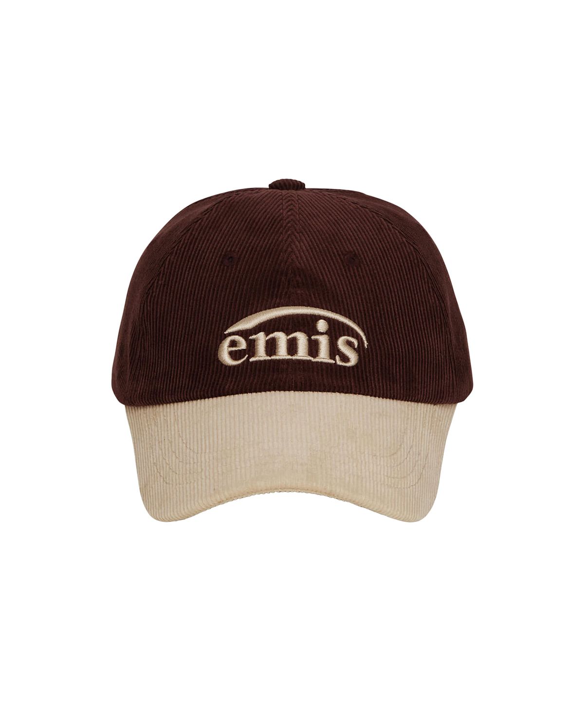 이미스(EMIS) CORDUROY TWO-TONE BALL CAP-WINE