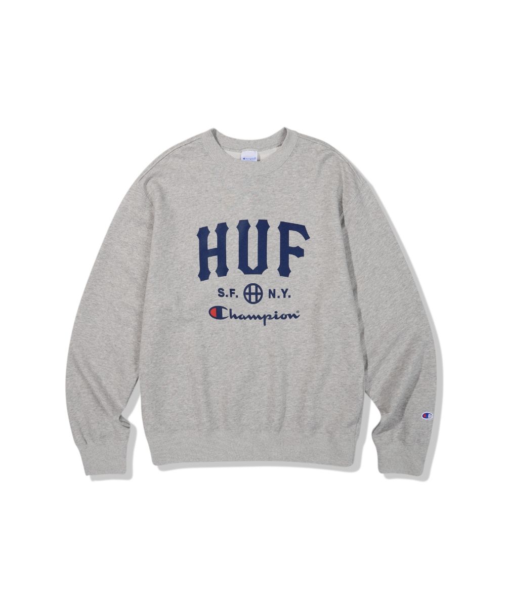 MUSINSA公式 | HUF HUF x CHAMPION SWEAT CREWNECK [GRAY]