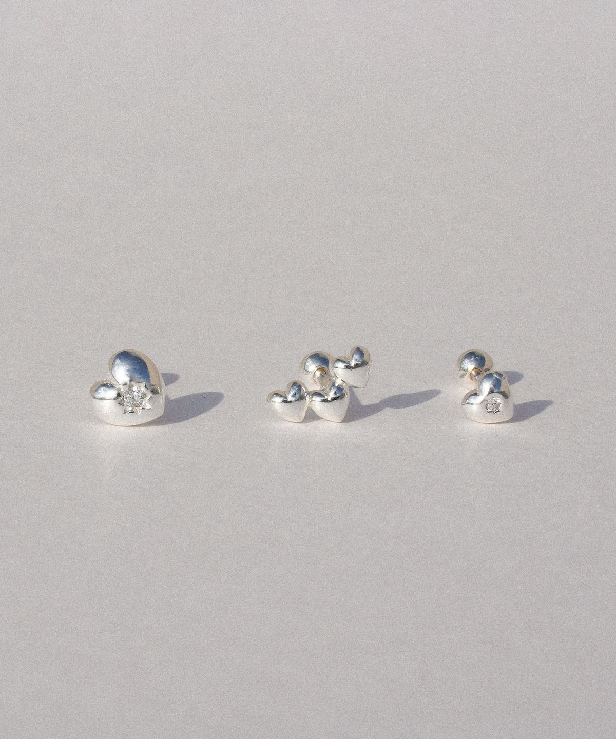 포스트루드(POSTLUDE) [SILVER/3TYPE] 242 HEART PIERCING