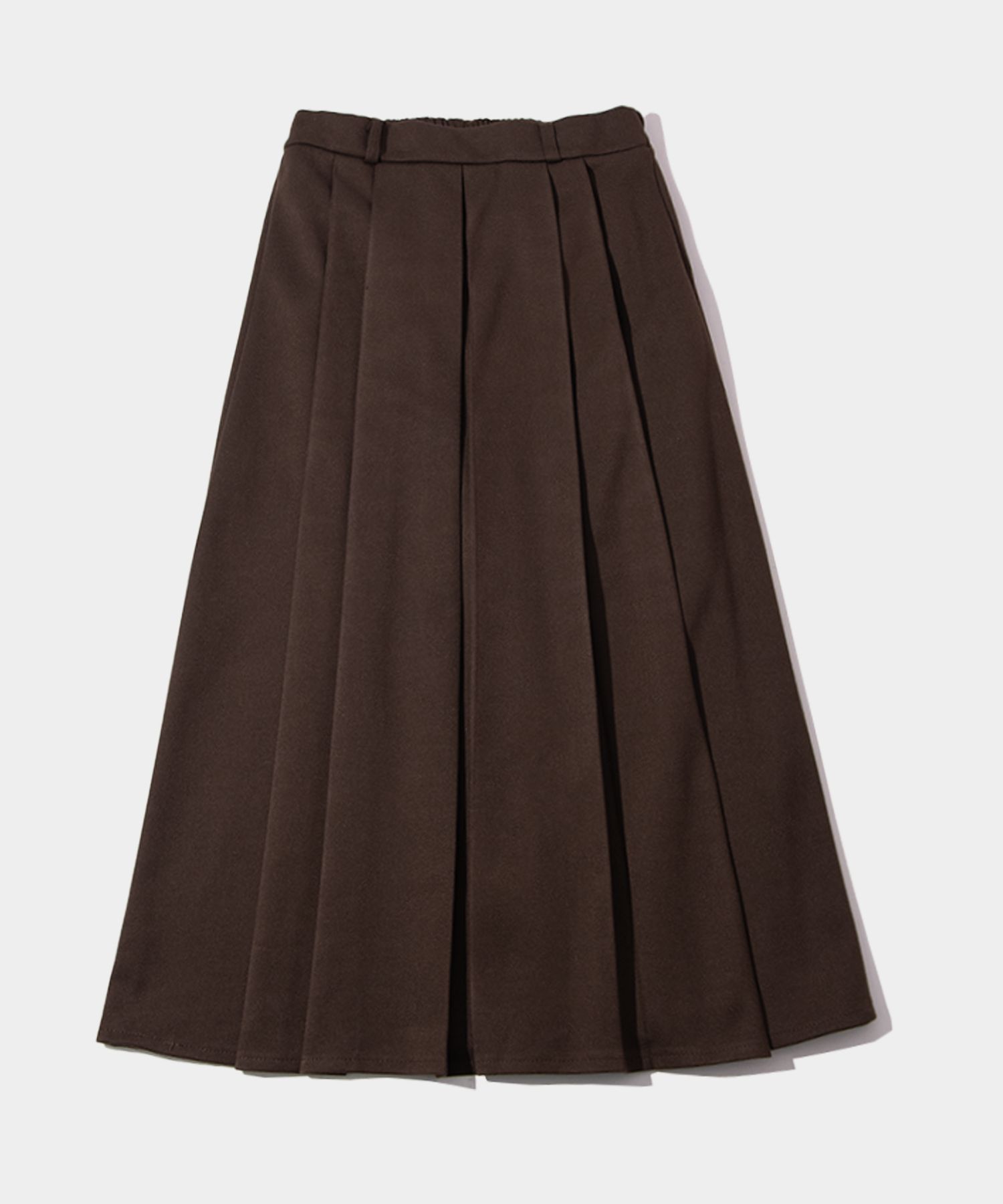 Tシャツ・カットソー placestudio Classic Suede Plaid Pleated Midi Skirt Brown 24F MUSINSA | PLACE STUDIO Classic Suede Plaid Pleated Midi