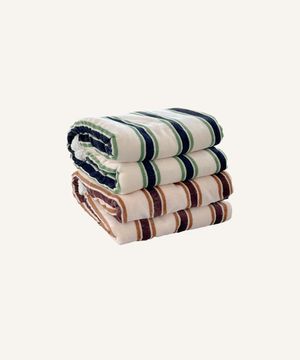 런던포그 스트라이프 담요 4type