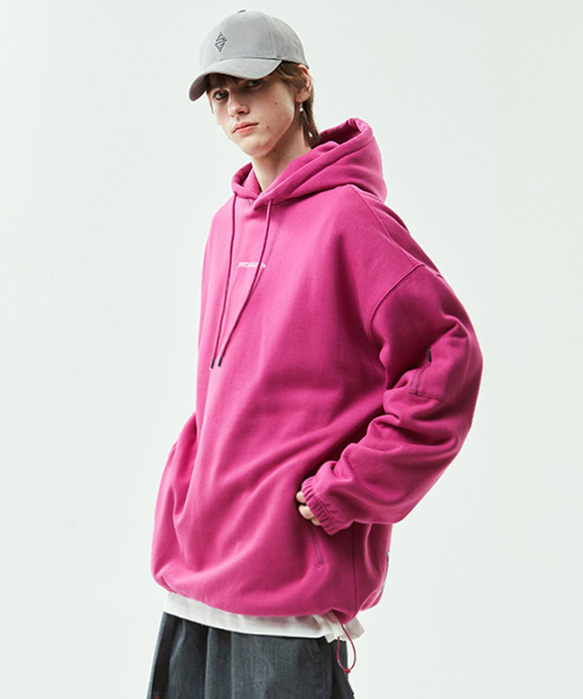 스페셜게스트(SPECIAL GUEST) V2 ADJUST HOODIE N (Magenta Haze)