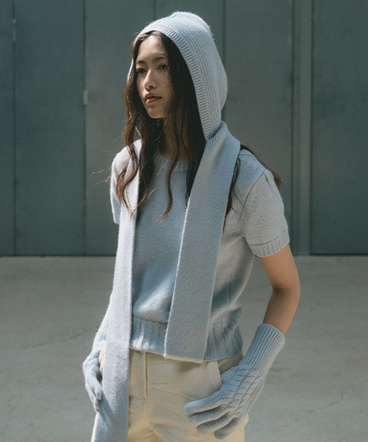 링서울(LINGSEOUL) soft wool muffler balaclava (4Color)