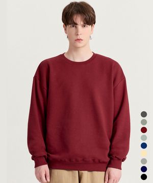 무지 오버핏 맨투맨 쭈리합포 9color