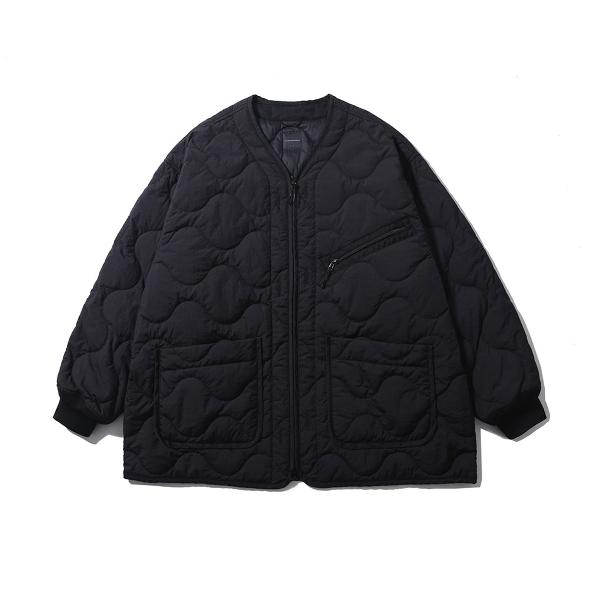 모이프(MOIF) [AW23]MIL LINER JACKET / BLACK RIPSTOP