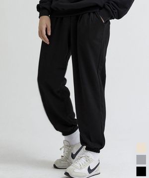 세미와이드 트레이닝 밴딩 조거 팬츠 기모or논기모