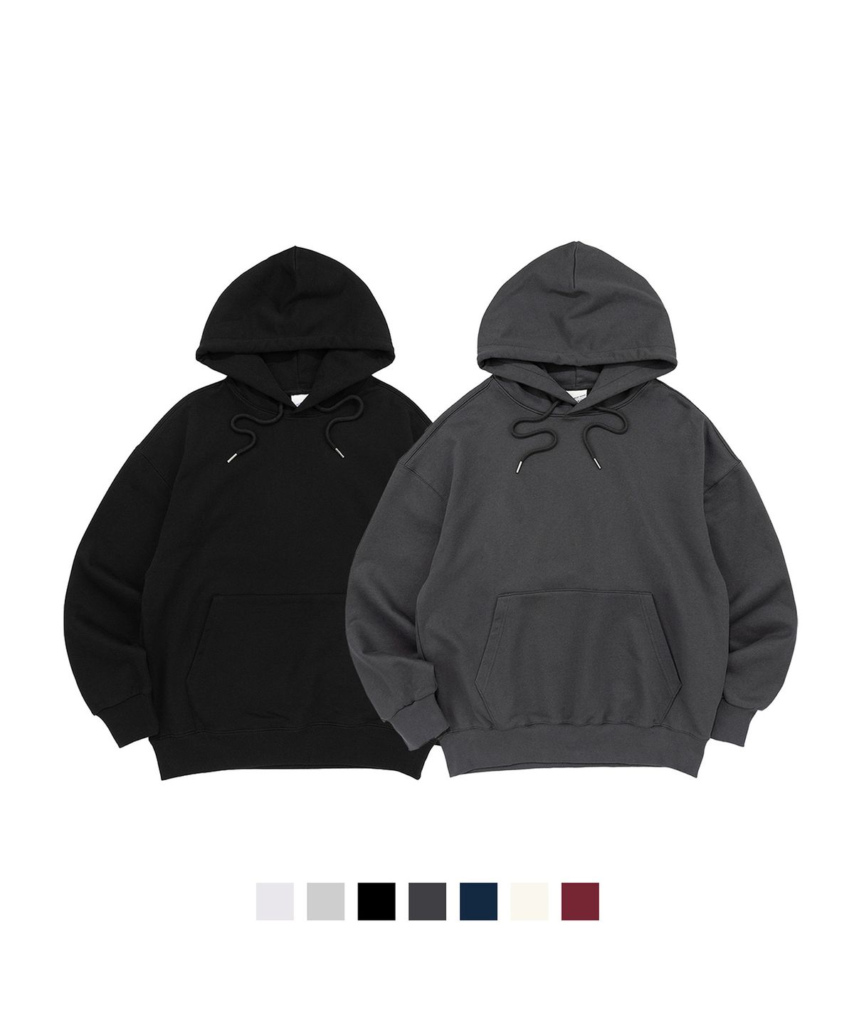 비캔버스(BECANVAS) [2PACK] BECANVAS OVERFIT HOOD - 7COLOR